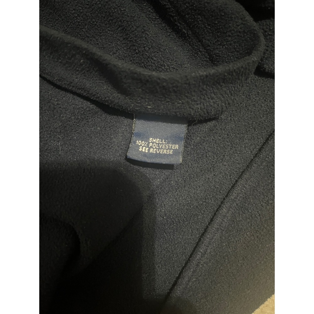 Polo Ralph Lauren Mens Large Black Fleece Button Down Shirt Made in USA - Picture 4 of 7